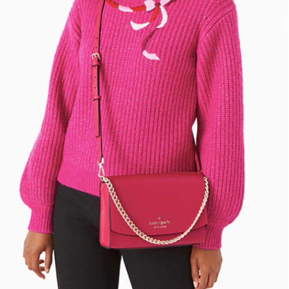 kate spade Carson Pink Ruby Convertible Crossbody - Picture 15 of 15